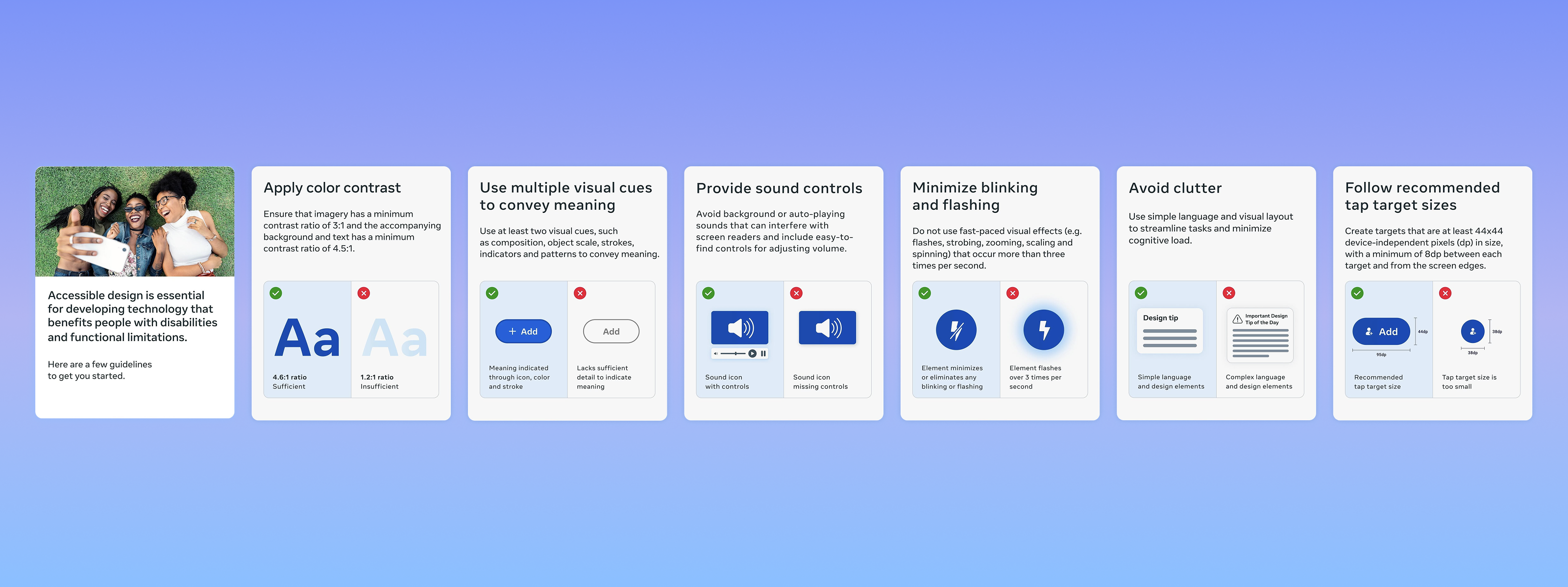 Accessibility at Meta — hero visual