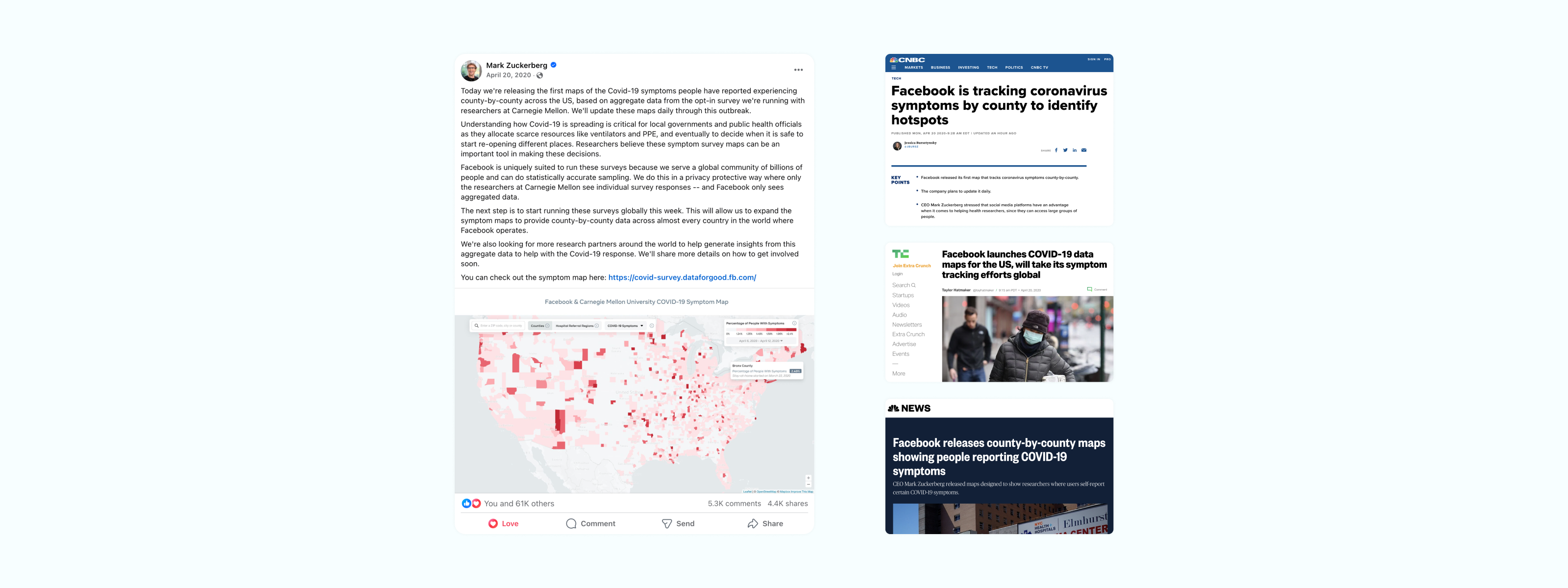 Impact at Scale — Covid-19 Map